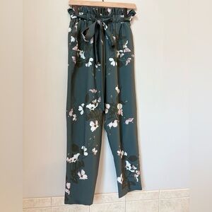 Albion Women’s Orchid Olive Green Bow Belt Pants